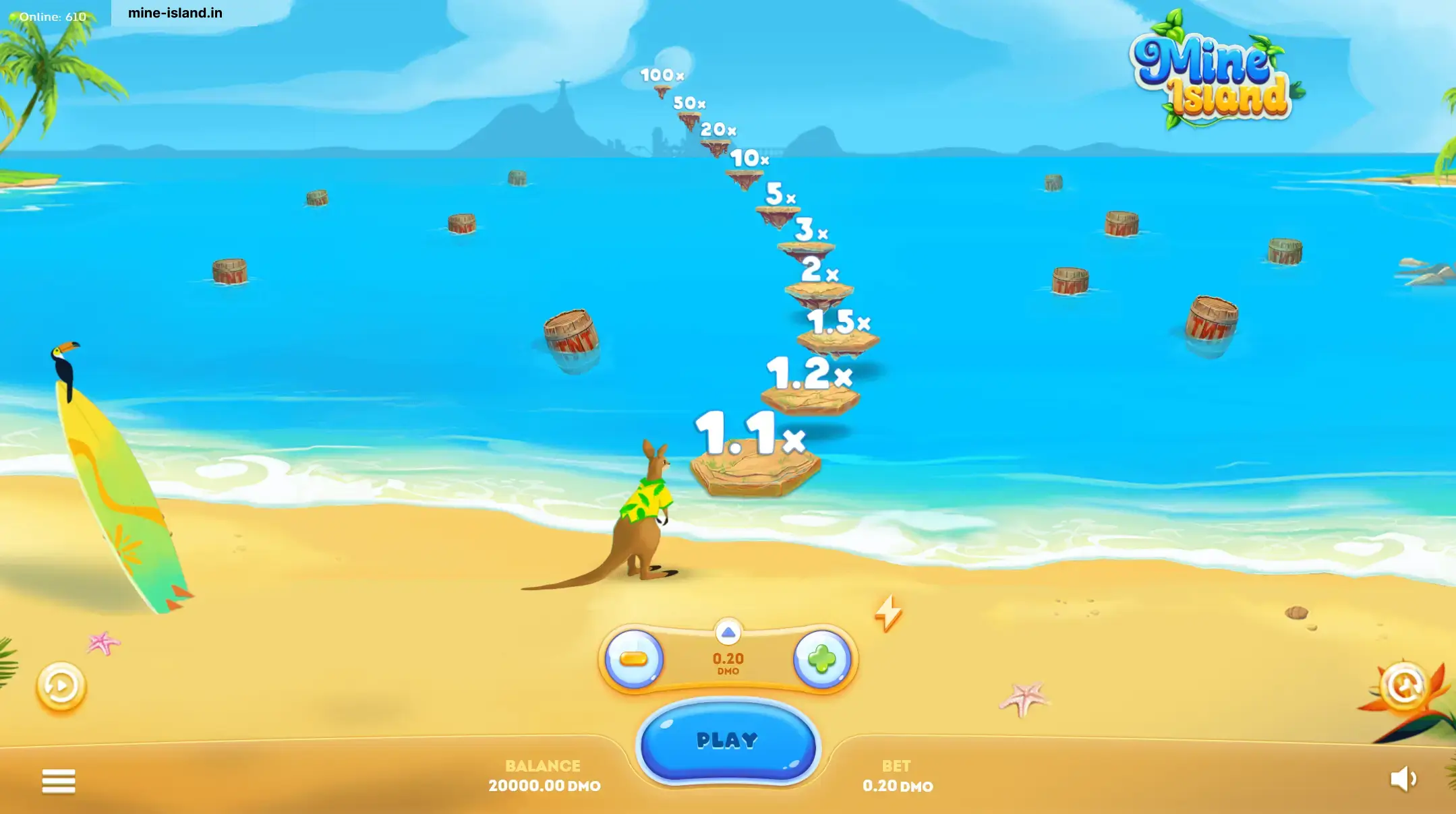 Mine Island Game